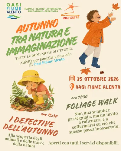 DOMENICA 25 OTTOBRE  FOLIAGE WALK - I DETECTIVE DELL’AUTUNNO — Oasi Fiume Alento