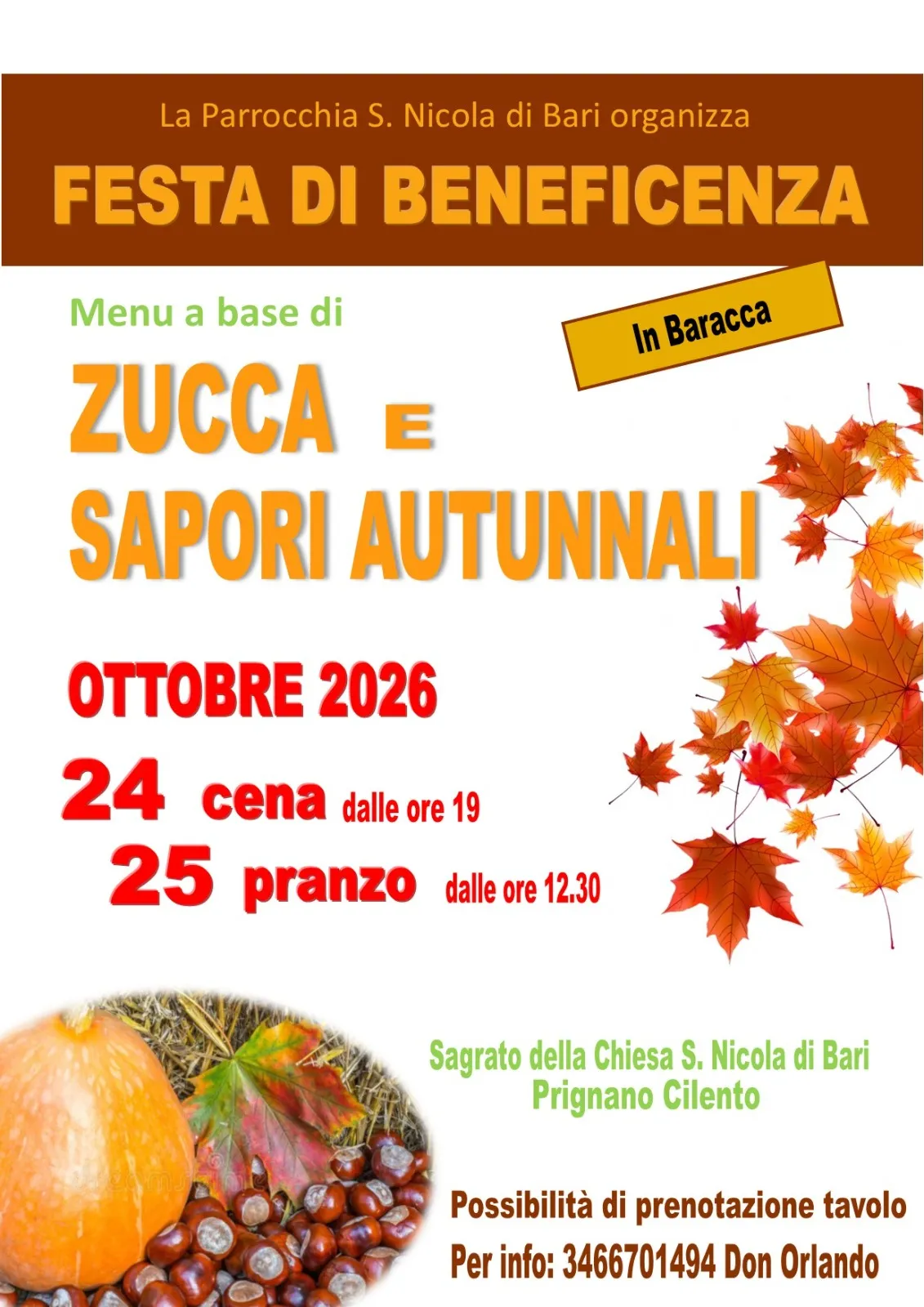 Festa della zucca e dei sapori autunnali — Prignano Cilento