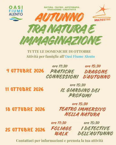 Autunno tra Natura e Immaginazione — Oasi Fiume Alento
