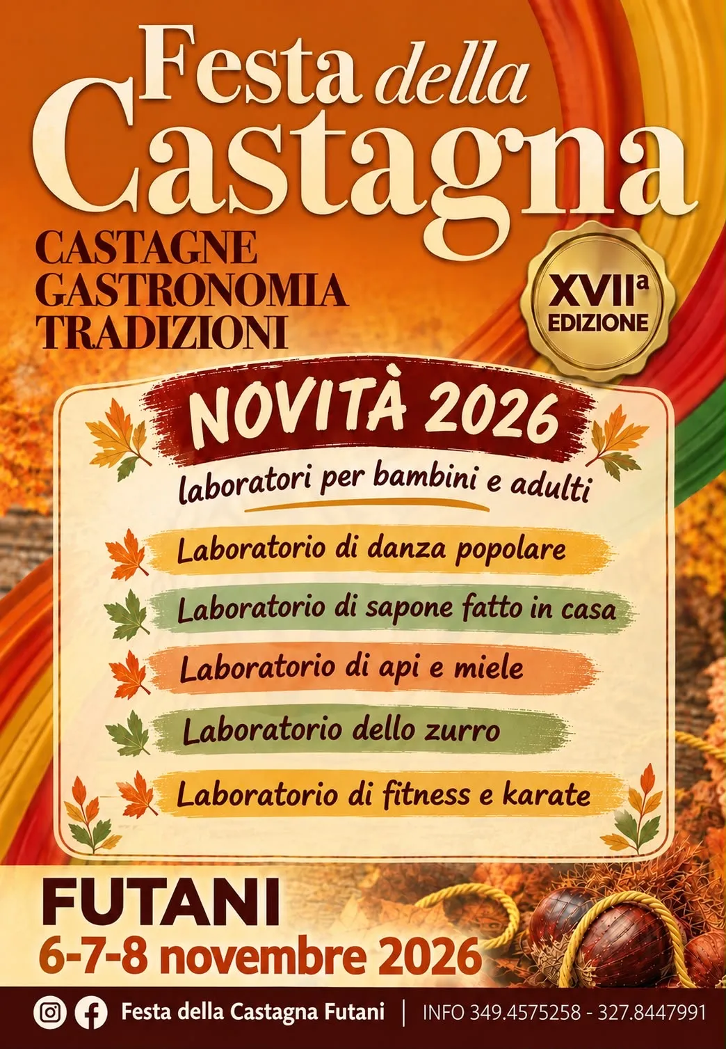 Festa della Castagna Futani — locandina 2 di 2