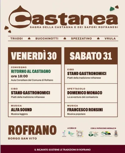 Castanea • Sagra della castagna e dei sapori Rofranesi — Rofrano